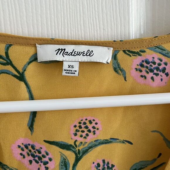 Madewell Silk Wrap Top - Picture 3 of 7